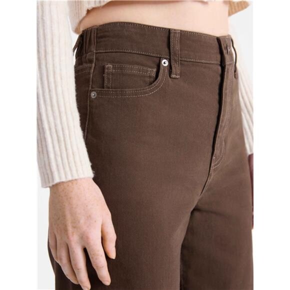 BRAND NEW High Rise Baggy Wide Leg Jeans, 32'' Inseam, Women’s - Picture 4 of 6